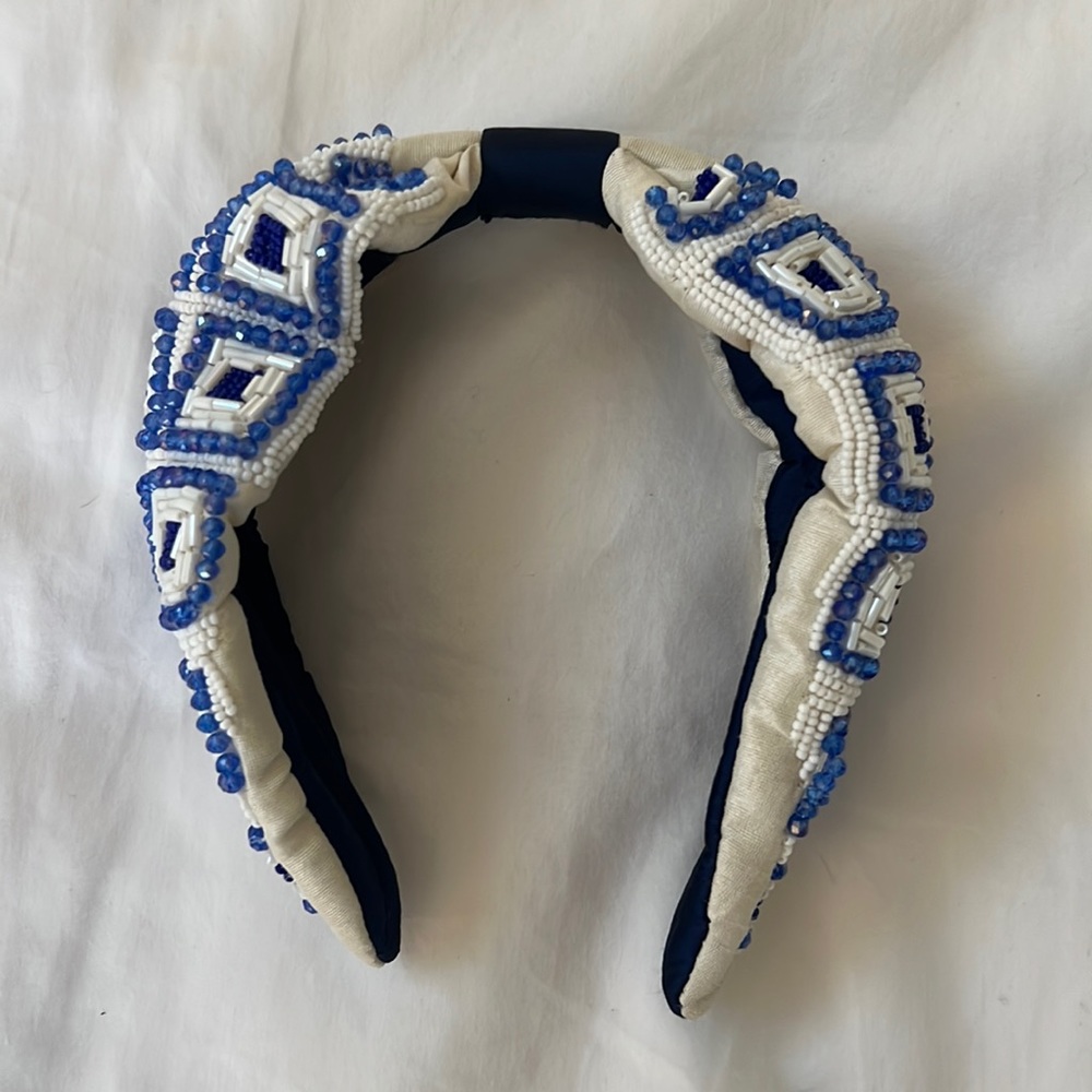 NWOT Sea Marie designs beaded silk headband